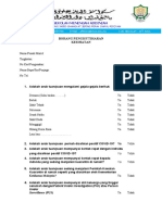 Borang kesihatan murid sekolah menengah Addiniah