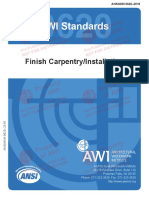 AWI Standards: Finish Carpentry/Installation