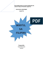 Filipino 10 Module 1