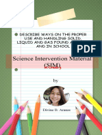 Science Intervention Material (SIM) : in Grade 3