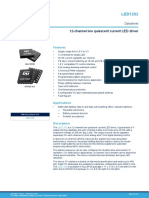 12-Channel Low Quiescent Current LED Driver: Features