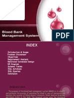 Blood Bank Management System - Database System