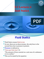 FM-I Lecture-4: Fluid Statics