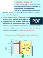 Dye Sensitization - Grätzel Cell: Iodide (I) Ions