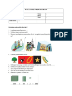 Soal Latihan Pengetahuan Tema 1 Sub 1 Kelas 2 BDR