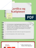 LESSON 4 - Kartilya NG Katipunan