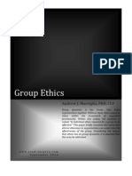 Group Ethics: Andrew J. Marsiglia, PHD, CCP