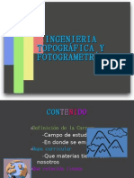 Ingenieria Topográfica y Fotogrametrica