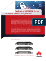 HUAWEI HiSecEngine USG6600E Series Firewalls (Fixed-Configuration) Datasheet