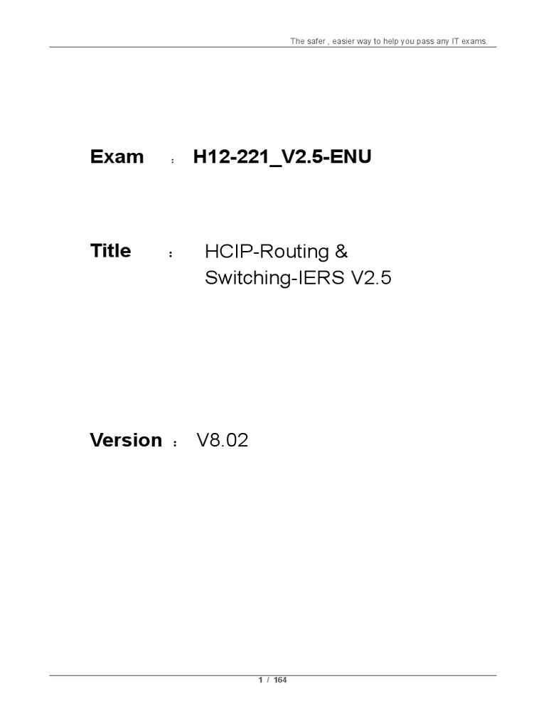 H12-425_V2.0-ENU최신 인증시험자료