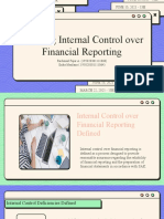 Auditing Internal Control Over Financial Reporting - Chapter 7