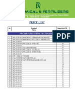 NPK Price List Update