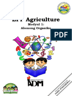 EPP5 Agriculture Modyul 1 Abonong Organiko