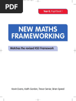 New Maths Frameworking: Matches The Revised KS3 Framework