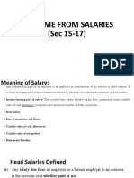 Income From Salaries