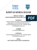 Kertas Kerja Dasar Minggu Kemas