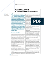 L'implementazione Di Un Sistema ERP in Azienda