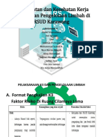 Keselamatan Dan Kesehatan Kerja (K3) RS Dan Pengelolaan Limbah Di RSUD Karawang