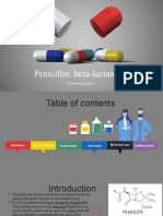 Penicillin Beta-Lactamase: Presented by Group 4