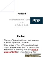 Kanban: Advanced Software Engineering 603 492 DR Nuha El-Khalili