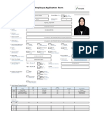 Employee Application Form: (Personal Data)