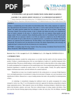 Automated Cast Quality Inspection Using Deep Learning: Karthik J, Sk. Sabeer Ahmed, Meghana K & Satheesh Kumar Reddy P