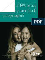 Brosura Despre Vaccinarea HPV