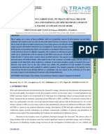 The Effect of Low-Carbon Fuel On Trace Metals, Organic Compounds, Gaseous and Particulate Species From A Euro Iv Diesel Engine at Steady-State Mode