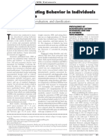 Disordered Eating Behavior in Individuals With Diabetes: Importance of Context, Evaluation, and Classification