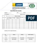 Daily Boom Lift Checklist: Civil and Structural Works For Installation of "Indresidh" Demonstration Plant at Panipat