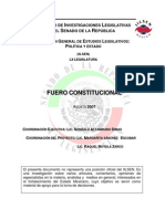 Fuero Constitucional