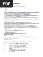 Shell Scripting Overview