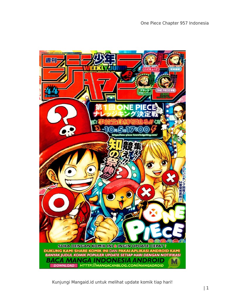 Mangacan Co id One Piece Chapter 957 PDF