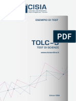 Esempio di prova TOLC-S
