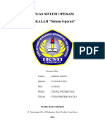 TUGAS SISTEM OPERASI Pertemuan 1 Ahmad Azrul 41200382 TI-2020-B-P