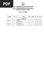 BSC Computer Science Full Syllabus