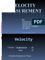 Velocity Measurement