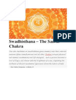 Swadhisthana - The Sacral Chakra: Doshas