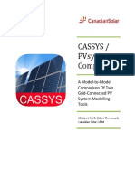 CASSYS-PVsyst-Comparison