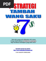 7 Strategi Tambah Wang Saku