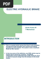 Electric Hydraulic Brake: Girish Kumar M 7 Mechanical