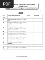 Dbms Lab Manual