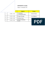 Rundown Acara