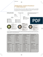 Xglo & Lightsystem Indoor/Outdoor Loosetube - International: Ordering Information