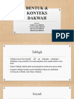 Kel. 2 Bentuk & Konteks Dakwah