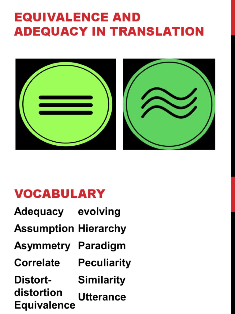 Equivalence and Adequacy in Translation | PDF | Theory ...