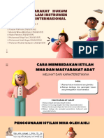 Istilah Masyarakat Hukum Adat Dalam Instrumen Nasional Dan Internasional