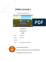 Fisika Dasar 1: Laporan Praktikum