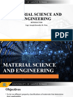 Material Science and Engineering: Engr. Joseph Benedict N. Prim