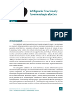 Inteligencia Emocional y Fenomenología Afectiva: Introducción